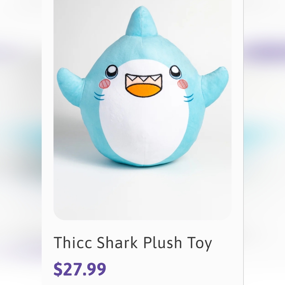 LankyBox Thicc Shark plush